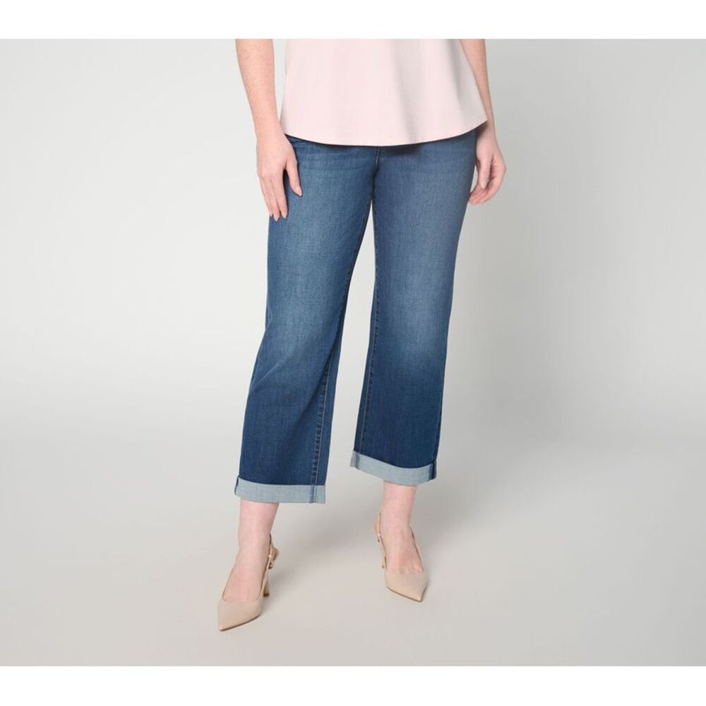 NYDJ Women's Plus Sz Pants 20W Make Your Selection: Cool Embrace Blue